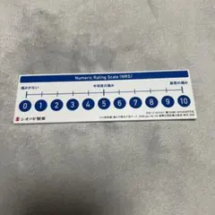 非売品　製薬会社　NRS 疼痛評価スケール