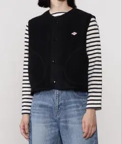 DANTON | フリース カラーレスベスト WOMEN
