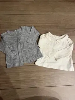 薄手カーデガン、襟付きロンT 2枚セット　babyGAP 70、80サイズ