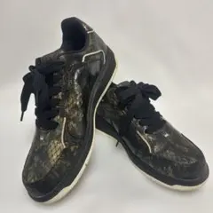 DADA ヘビ柄 スニーカー ブラック