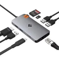 Spigen MacBook用 8in1 USB-Cハブ ArcDock 未使用のサムネイル