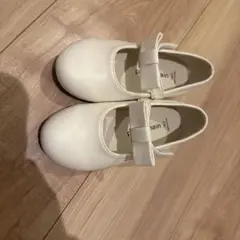 petit main リボン付きバレエシューズ 180