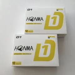 本間ゴルフ　ホンマ　HONMA D1 　ゴルフボール　2ダース イエローのサムネイル