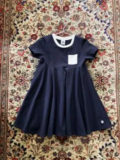PETIT BATEAU プチバトー ワンピース 110cm 冠婚葬祭　お受験のサムネイル