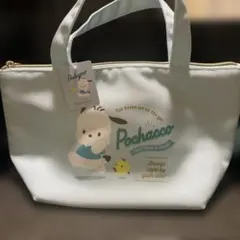 サンリオ　ポチャコ　保冷帆布ランチバッグ