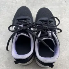 New Balance キッズスニーカー ブラック/パープル　20センチ