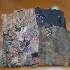 【美品】長袖　ブラウスまとめ売り　シニア向け
