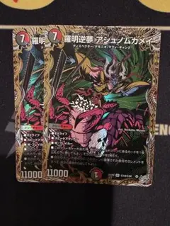 デュエルマスターズ 羅名逆夢アシュノムカメイ シークレット　シク