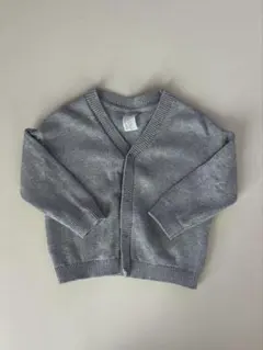 ベビー服 グレー カーディガン 60cm 70cm H&M