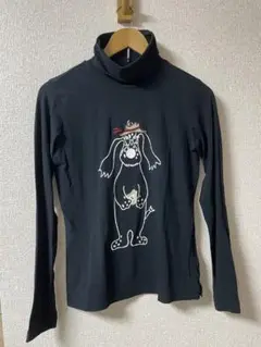 mieko uesako タートルネック　カットソー　刺繍　サイズ40 美品