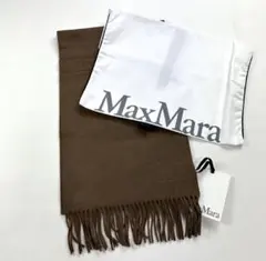 新品未使用　MaxMara カシミヤマフラー ミントグリーン　フリンジ付き 新品未使用 MaxMara カシミヤマフラー ミントグリーン フリンジ付き