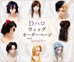 Dハロ　ウィッグオーダーページ