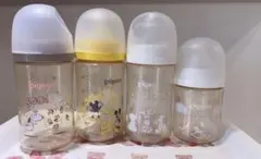 Pigeon 哺乳瓶 cottoli ミッキー　スヌーピー