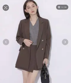 ジャケット ブラウン