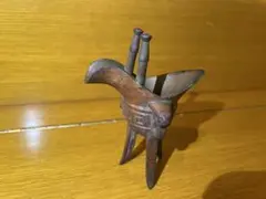 青銅器 三足 爵杯 酒器 中国美術 古玩 骨董 - メルカリ