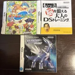DSのソフト説明書3点セット