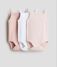 ノースリーブボディスーツ 3枚セット
