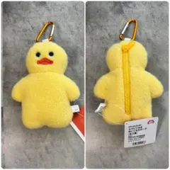 mojojojo カラビナ付きぬいぐるみポーチ　 ひよこ モジョジョジョ 黄色