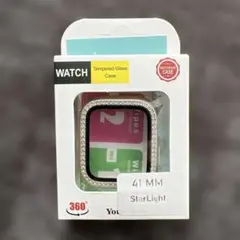 未使用 Apple Watch 41MM 強化ガラスケース StarLight