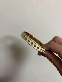kate spade new york バングル ホワイト/ゴールド