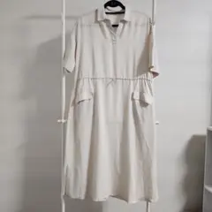KBF　ベージュ　ワンピース