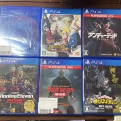 PS4ソフトセット: スパイダーマン, NARUTO, アンチャーテッドなど