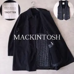 付属品完備✨️5,9万 マッキントッシュ トロッター ステンカラーコート M 紺