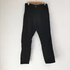 〈ラングラー〉コーデュロイパンツ　黒　ストレート　冬　S