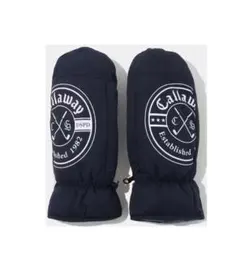 キャロウェイ レディース ミトン グローブ 手袋 ネイビー フリーサイズ 新品