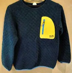 ネイビー キルティング トレーナー サイズ150