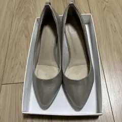 RANDA パンプス　ライトグレー　サイズM 婚礼用　ストラップ3種付