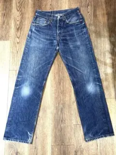 Levi's 501xx usa製 w34 色落ち ビッグE 片面タグ - メルカリ