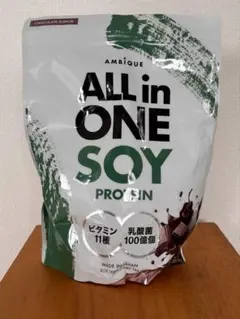 【新品.未開封】アンビークAMBiQUEソイプロテイン（チョコレート風味）1kg