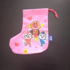 アンパンマン 巾着袋 ピンク