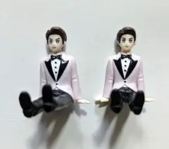 嵐　展覧会グッズ　コップのフチ子さんコラボ 未開封嵐を旅する展覧会コップのフチ子5体セット 嵐