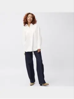 【新品未使用】GU オーバーサイズシャツ