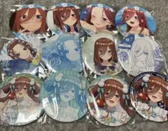 五等分の花嫁×TheキャラSHOP 缶バッジ 三玖 2種セット FaNeMa / 五等分の花嫁∬ ピックアップキャラトレーディング缶バッジ