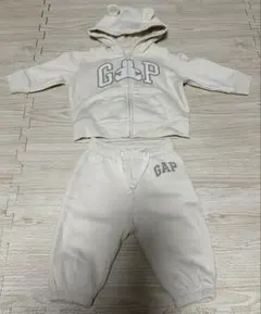 baby gap くま耳　スウェット　パーカー　アイボリー