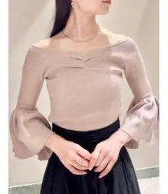 snidel 7分袖ニット