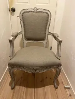 送料込【希少☆】1930s フレンチアンティークチェア ホワイト シャビーシック 送料込【希少☆】1930s フレンチアンティークチェア ホワイト シャビー