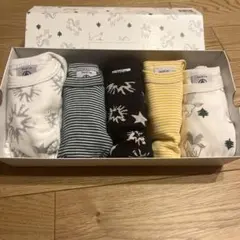 プチバトー　新品　ロンパース5枚セット 6ヶ月