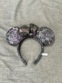 ミニーマウス風スパンコールカチューシャ