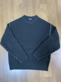 BEAMS HEART ブラックニットセーター S