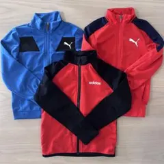 PUMA adidas ジャージ上 運動会 男の子3枚 セット