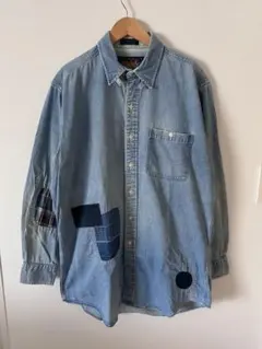 美品 メゾン ミハラ ヤスヒロ ワッペン レイヤード カットオフ