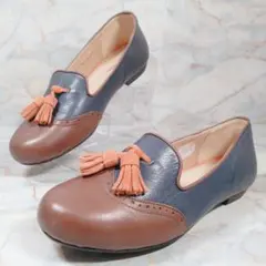 ムーンスター CALORY WALK+ 本革 タッセルローファー 23㎝