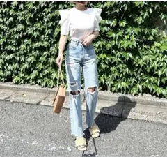 cygne シーニュとんがりトップス半袖 Emily グレー1 cygne シーニュとんがりトップス半袖 Emily グレー0 | Mercari