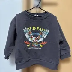 プリント裏毛トレーナー 100cm