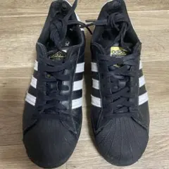 adidas SUPERSTAR25.5cmブラック/ホワイト