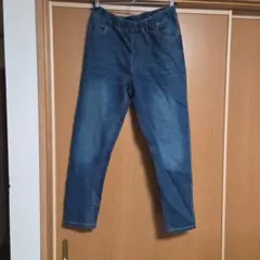 デニムパンツ 3L ウエストゴム